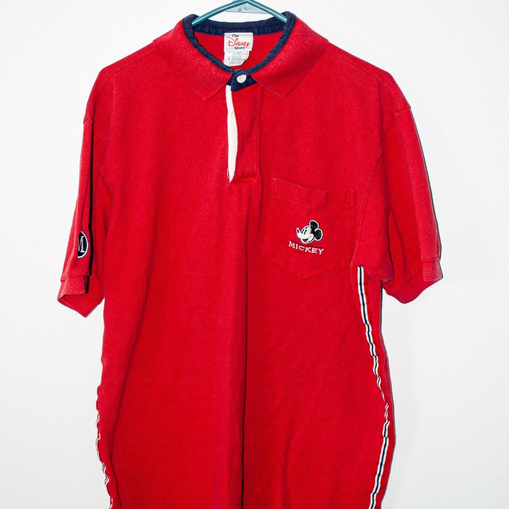 Disney Store Medium Polo With Mickey Mouse Emblem